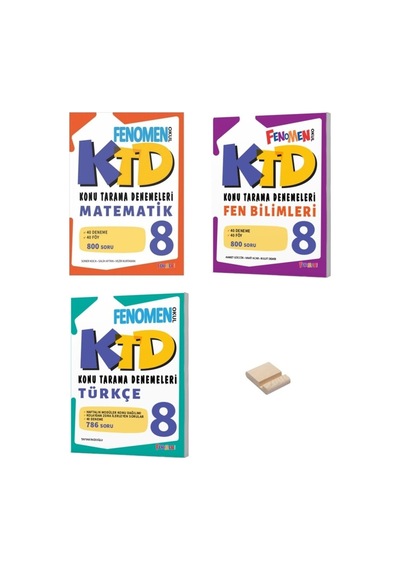 Lgs 8. Sınıf Matematik Fen Bilimleri Ve Türkçe 3lü Set Konu Tarama Denemeleri