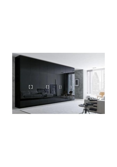 Parlak Siyah Mobilya Kaplama Folyosu 61 Cm X 1 Metre