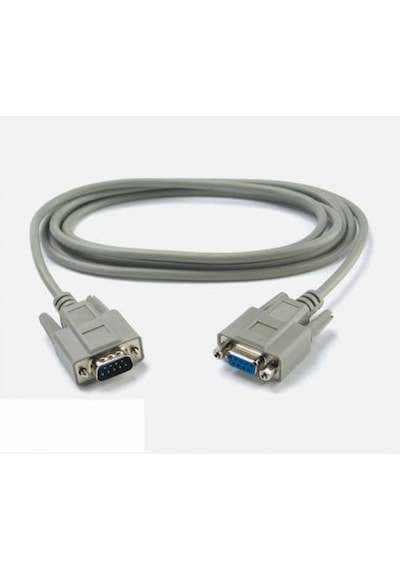 9 Pin Seri RS232 Com Port Dişi Erkek Kablo