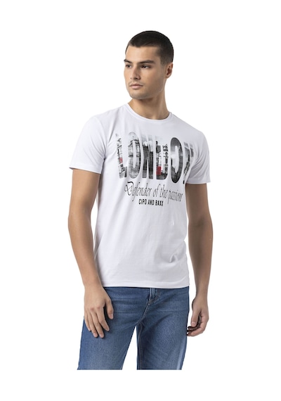 Ct826 London Vibe Street Men T-shirt WHITE