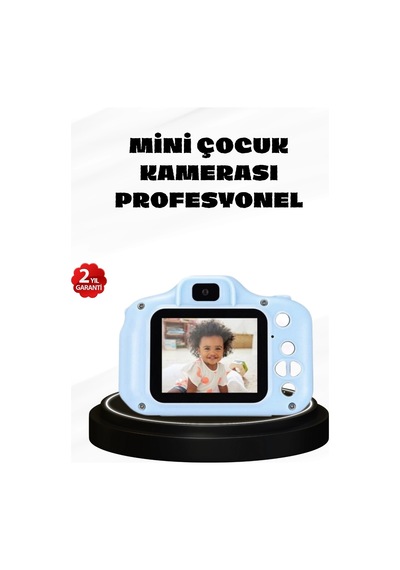 Zenvia Çocuklar İçin Mini Dijital Kamera 1080p Hd, 2.0 İnç Ekran, Komik Filtreli Ve Şarjlı Znv2026