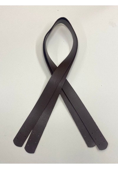 Karantuhafiye Dikmeli Spor Sap / Çanta Sapı / Deri Dikmeli Sap 70 Cm Kahve Kahve Kahverengi