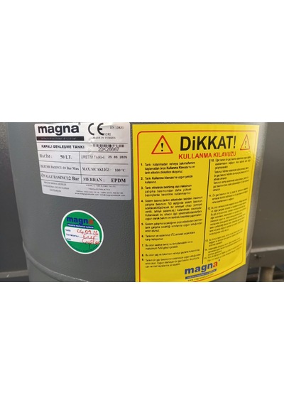 50 Lt. Kapalı Genleşme Tankı 10 Bar