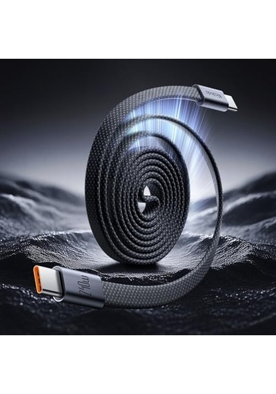 Ca-9900 Usb-c To Usb-c 240w Manyetik Ultra İnce Hızlı Şarj Kablosu 1m