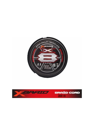 Ygk Xbraid X036 Braıd Cord Pe X8 300m 16kg 0.23mm Fluo Green - Standart