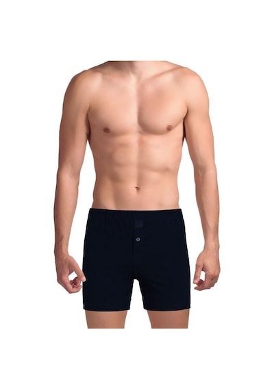 The Don Traditional Uzun Paçalı Erkek Boxer Lacivert Renk