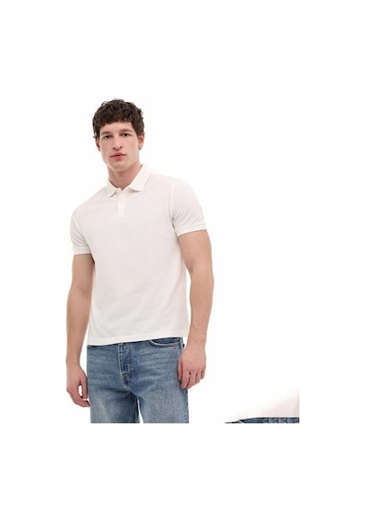 Lumberjack Erkek Polo Yaka Tişört Mb Ct953 Beyaz