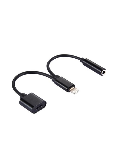 Ally Apple Uyumlu iPhone 13-12-11 -XS-8 -7 3.5 MM Kulaklık ve Şarj Dönüştürücü