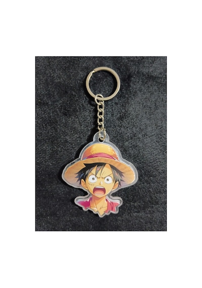 Owl Bag One Piece - Luffy Desenli Acrylic Anahtarlık Çanta Süsü Mıx