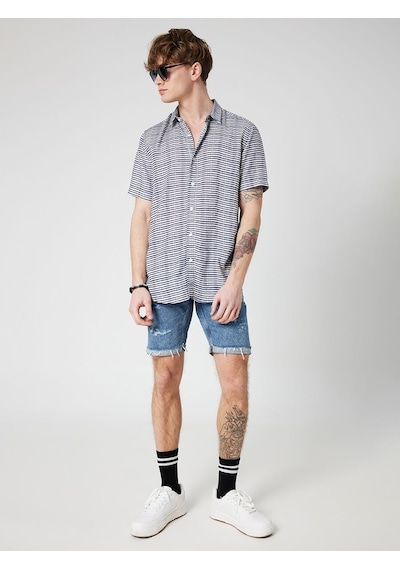LOFT Regular Fit Erkek Şort Lf2032730 Q1.v1 Denim