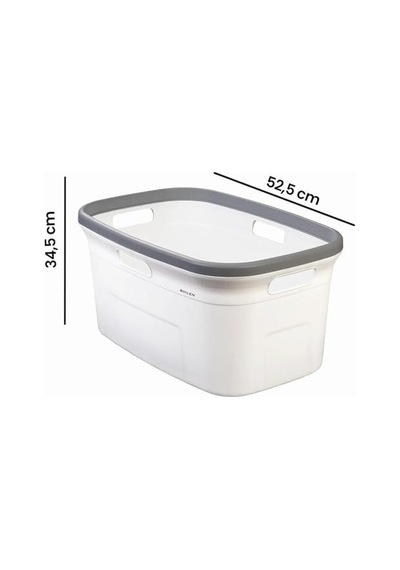 Taraftan Tutulabilen Çamaşır Sepeti - 20 Litre Çamaşır Selesi - Kirli Çamaşır Sepeti - Pp Genel