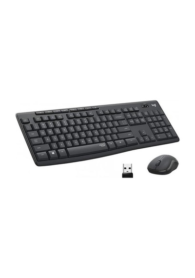 Logitech Mk295 Q Tr Siyah Kablosuz Klavye Mouse Set