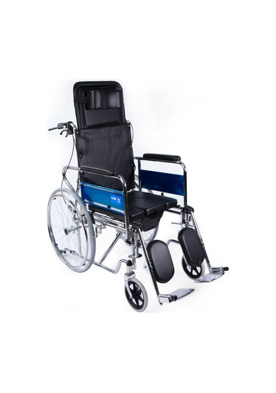 Medikaltec Comfort Plus Ky608gc Sırtı Yatar Ayak Kalkar Tuvalet Özellikli Tekerlekli Sandalye