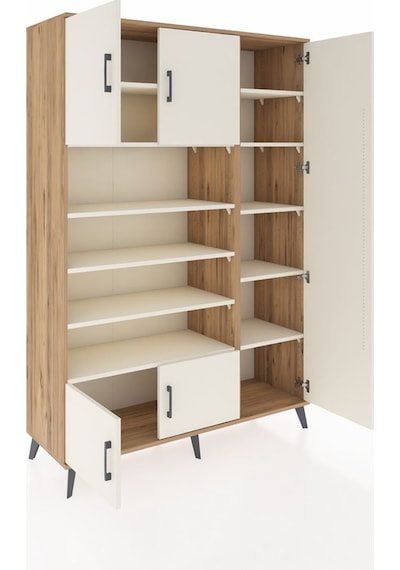 Hyperion Dolap 11 Raflı 5 Kapaklı 132x44x195 Çam-aytaşı/aytaşı Çam Hyperion Dolap 11 Raflı 5 Kapaklı 132x44x195 Çam-aytaşı/aytaşı Çam