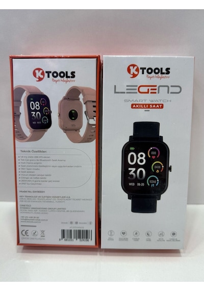 Ktools Legend Bej 2 Yıl Türkiye Garantili Gümüş Kayış Akıllı Saat