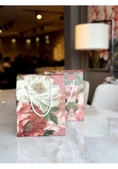 Kolix 2'li Premium Hediye Kutusu Hediyelik Çanta Hediye Paketi 24x14x20cm 2 Adet