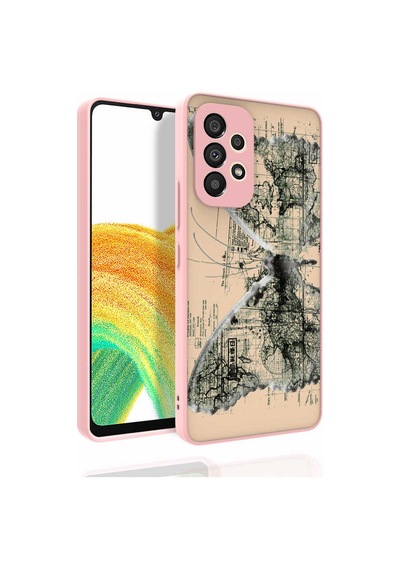 Zore Samsung Galaxy Uyumlu A53 5g Kılıf Desenli Kamera Korumalı Parlak Omsy Nora Kapak - No4