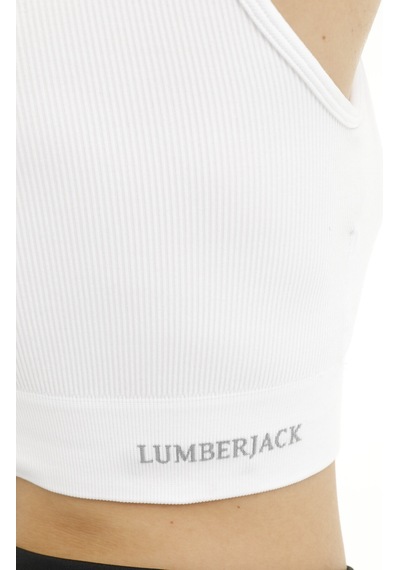 Lumberjack Wl Veta 10od28 3fx Beyaz Kadın Atlet 000000000101381371