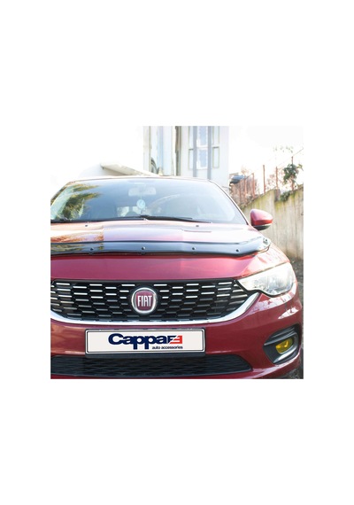 Cappafe Fiat Egea Ön Kaput Koruyucu Rüzgarlık 4Mm Abs 2015-›
