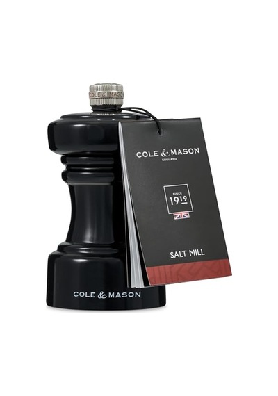 Ayrex Cole & Mason Hoxton Parlak Siyah Tuz Değirmeni 104mm Diğer
