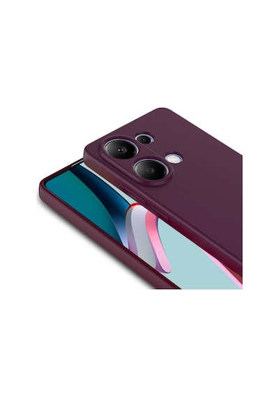 Xiaomi Redmi Note 13 4g Kılıf İçi Kadife Süet Tasarımlı Kamera Korumalı Renkli Silikon Kapak