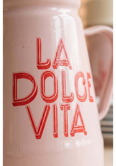 Dolce Vita Bardaklı Emaye Sürahi