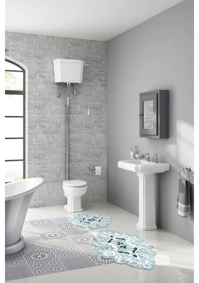 Alanur Milas Lazer Kesim 2 Li Banyo Takimi St210101bj Mavi