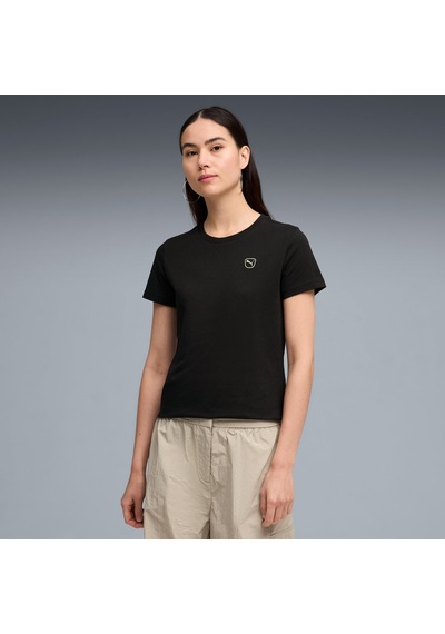 Puma Essential Elevated Kadın Siyah Tişört 695708-01
