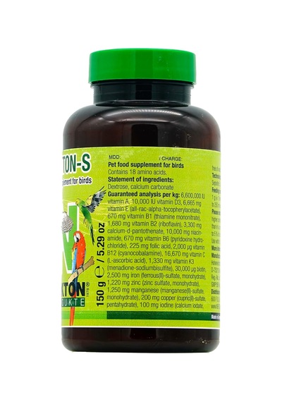 Ayrex S Multivitamin Takviyesi Kuşlar İçin, 150 Gr
