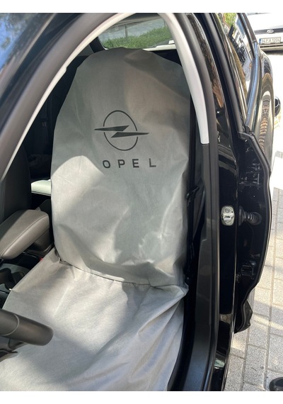 Opel Baskılı Koltuk Kılıfı Bez Servis Koruma Kılıf 2 Adet