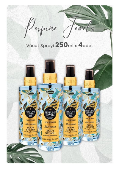Eyüp Sabri Tuncer Body Splash Blue Moon Spreyi 250 Ml X 4 Adet