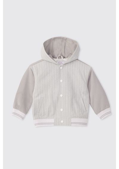 Panço Erkek Bebek Kapüşonlu Gri Sweatshirt