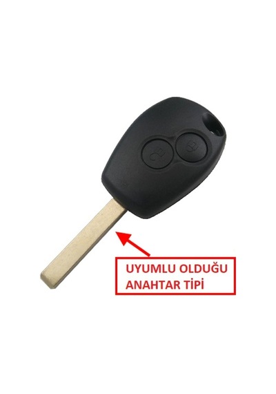 Renault Clio 3 - Kangoo 3 - Master 3 Uyumlu Buton Anahtar Kabı