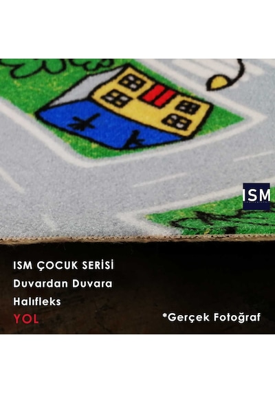 Ism - Halıfleks - Çocuk Odası - Kreş - Anaokulu - 4.5Mm Çok Renkli