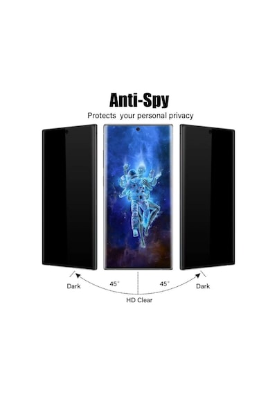 Samsung Galaxy S21 Privacy Gizlilik Filitreli Full Kaplayan Kavisli Polymer Nano Ekran Koruyucu