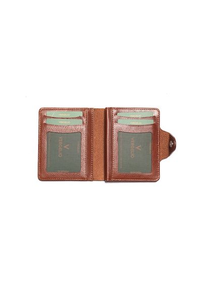 Tea Cüzdan & Kartlık Erkek 866 Vergelio Purse Matte Crystal Wallet Card Holder Kırmızı