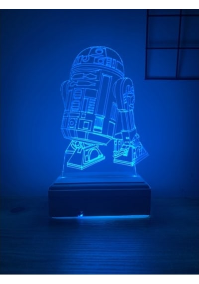 Star Wars R2/D2 Droid 3D Gece Lambası