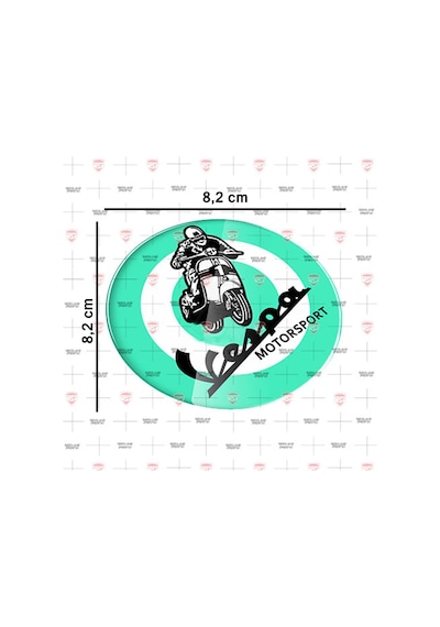 Piaggio Vespa Sprint Gts Gtv Lx Px Gs 3D Motosiklet Sticker