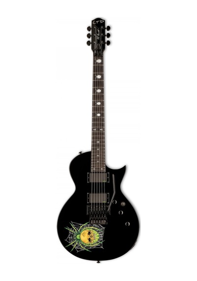 Esp Ltd Lkh3 Kh-3 Spider Kirk Hammett Signature Elektro Gitar Metallica Efsanesi Özel Grafik Tasarım