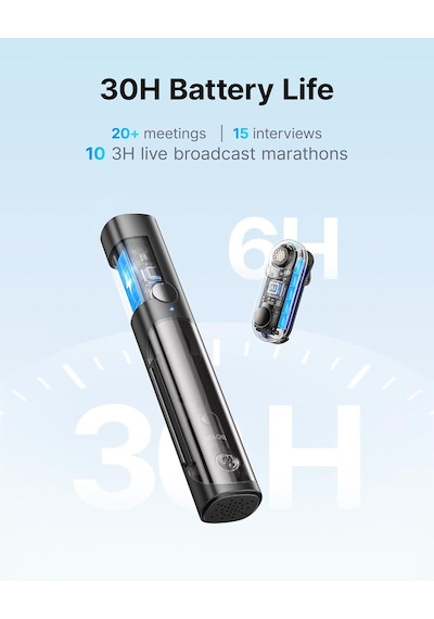 Boya Magic-03 Usb-c Ve 3.5mm Trs Girişli Gürültü Engelleyicili 4 İn 1 Yaka Mikrofonu