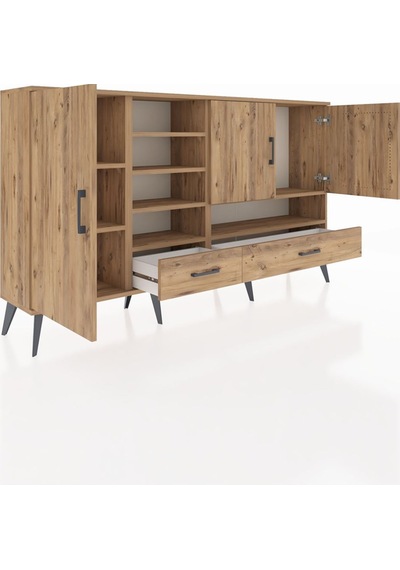 Arges Konsol 8 Raflı 2 Çekmeceli 3 Kapaklı 176x30x99 Çam-çam Atlas Çam - Atlas Çam Arges Konsol 8 Raflı 2 Çekmeceli 3 Kapaklı 176x30x99 Çam-çam Atlas Çam - Atlas Çam