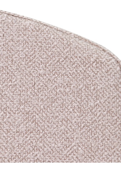 Vilinze Ege Teddy Kumaş Naturel Ayak Ahşap Sandalye Ege19-naturel Bej
