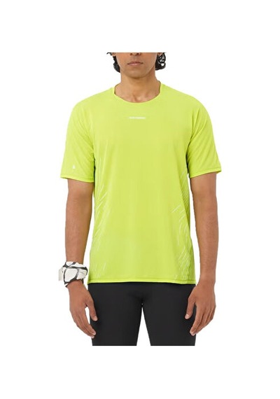 Salomon Sense Aera Ss Tee Gfx Erkek Koşu Tişörtü Lc2751000 Renkli Çok Renkli