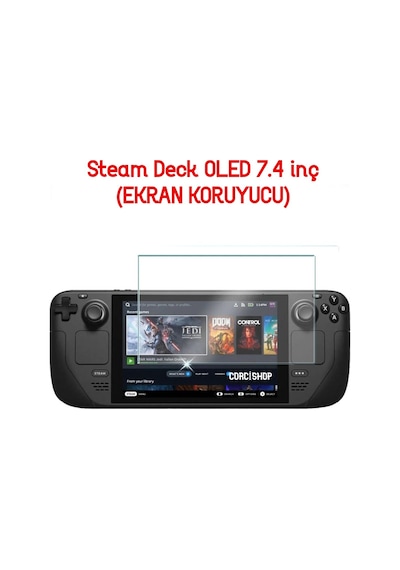 Steam Deck Oled 7.4 İnç Oyun Konsolu Nano Uyumlu Esnek Ekran Koruyucu