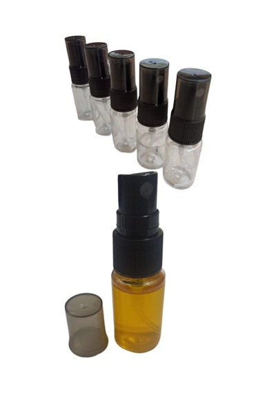 Mini Parfüm Şişesi 10 Adet, Kolonya Sprey Şişesi, Küçük Fısfıs, Dezenfektan Sıkacak, Siprey 15 Ml