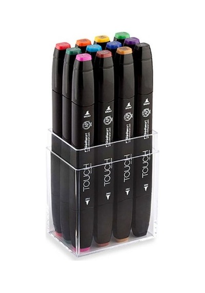 Touch Twin Marker Seti 12 Renk Ana Renkler
