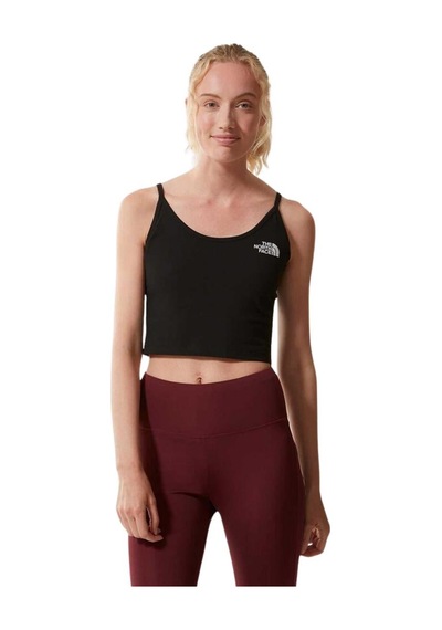 The North Face W Slim Crop Tank Kadın Siyah T-shirt Siyah