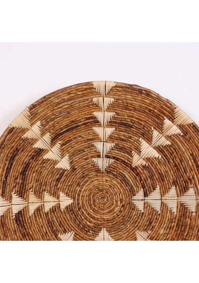 Kaunos 75 X15 Cm Çap- Doğal Abaka Duvar Tabağı