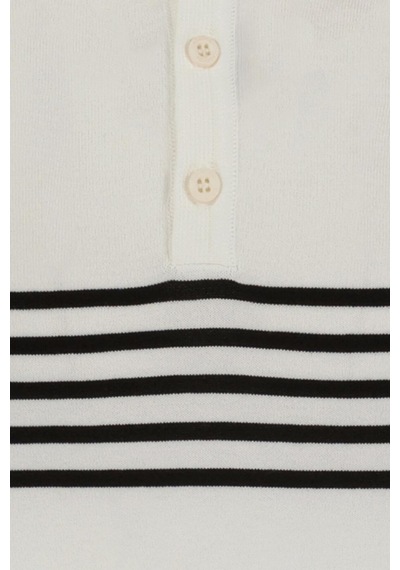 Cazador 34230 Erkek Polo Yaka Triko T-shirt Ekru