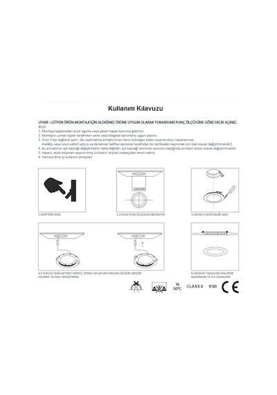 Lamptime Sıva Altı Led Spot Siyah Gövde 18W 4000K Kare 263431